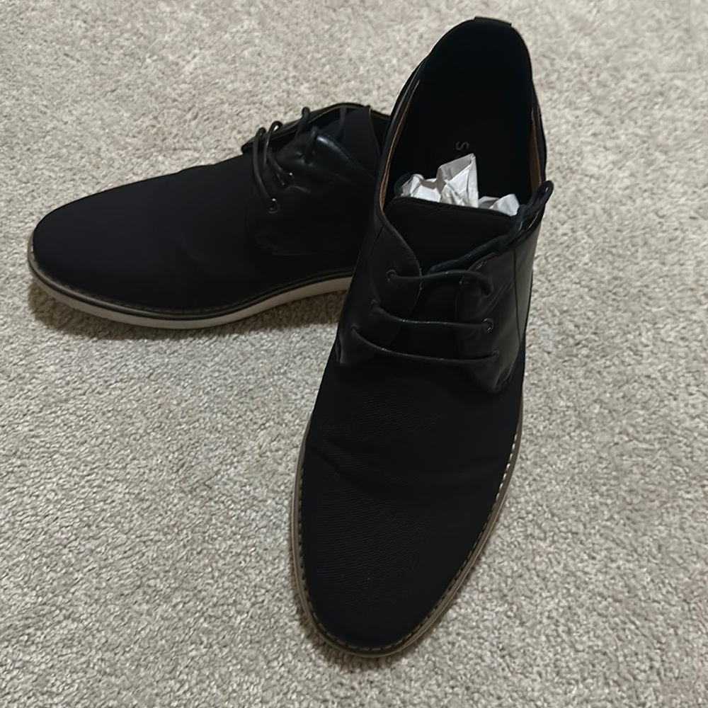 Men Soft Fabric with Leather Shoe